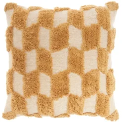 18"x18" Tufted Diag Checkers Square Throw Pillow - Nicole Curtis 21 18"x18" Tufted Diag Checkers Square Throw Pillow - Nicole Curtis -Home Shop GUEST ad77f3f3 c917 45d1 a3a3 fb6b11834170