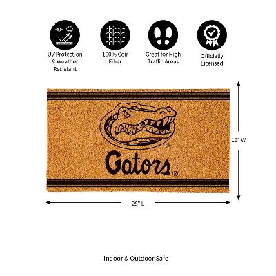 Evergreen University Of Florida Logo Turf Mat, Brown- 28 X 16 Inches Indoor Outdoor Doormat 4 Evergreen University Of Florida Logo Turf Mat, Brown- 28 X 16 Inches Indoor Outdoor Doormat - Image 2