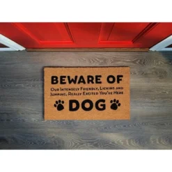 BirdRock Home Beware Of Dog Coir Front Door & Entry Doormat - 18" X 30" 17 BirdRock Home Beware Of Dog Coir Front Door & Entry Doormat - 18" X 30" -Home Shop GUEST b08be05e 6e02 4829 bfe4 20eec14ffe46