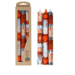 Global Crafts Unscented Hand-Painted Dinner Candles, Boxed Set Of 3 35 Global Crafts Unscented Hand-Painted Dinner Candles, Boxed Set Of 3 -Home Shop GUEST b0edc5fc 3f68 4cba 980e 0a31004a5792