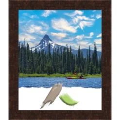 Amanti Art William Mottled Bronze Narrow Picture Frame -Home Shop GUEST b0f75bff d445 4a0c 9604 86efde3969ac