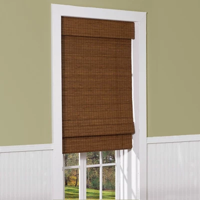 Radiance Cape Cod 36.5-in Cordless Maple Roman Shade 4 Radiance Cape Cod 36.5-in Cordless Maple Roman Shade - Image 2
