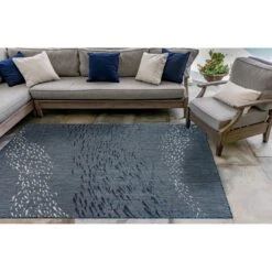 Liora Manne Carmel Indoor/Outdoor Rug Navy -Home Shop GUEST b2116281 b644 46b7 9463 70357df023e2