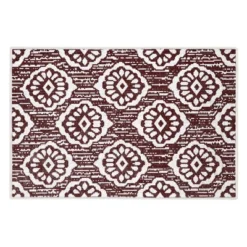 Sussexhome Flower Collection Cotton Heavy Duty Low Pile Area Rug , 2' X 3' -Home Shop GUEST b2cdaef2 9311 4963 af46 af43d3526aa2