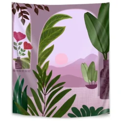Tropical Morning By Modern Tropical Wall Tapestry 9 Tropical Morning By Modern Tropical Wall Tapestry -Home Shop GUEST b47503a1 e3d1 4aa1 9b31 1a91b0d89086
