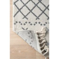 NuLOOM Alara Modern Trellis Tassel Area Rug -Home Shop GUEST b5b150e8 9ed2 4c25 b1e4 07aa8f899c72