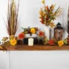 Northlight 5.5' X 6" Autumn Harvest Orange And Yellow Mums With Maple Leaves Garland - Unlit -Home Shop GUEST b60ee36d 1d4f 49d4 8af0 48bc1c172863