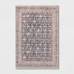Alexandra Floral Printed Border Persian Rug Blush - Opalhouse™ -Home Shop GUEST b64cccec 5c26 44cb bb19 1be2036f9757