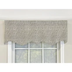 Duval Regal Valance 3in Rod Pocket 50in X 17in For Kitchen Living Room By RLF Home -Home Shop GUEST bfa65f25 cb85 446d 844a c69ff55c0e89