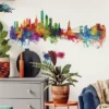 New York City Skyline Peel And Stick Giant Wall Decal - RoomMates -Home Shop GUEST c024fec9 7923 4f9b 8cf0 2f1feeecaff4