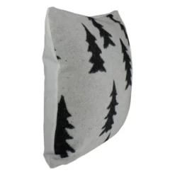 Northlight 18" White And Black Forest Trees Knit Christmas Throw Pillow -Home Shop GUEST c032a340 0355 4036 b390 d5f7b39b13e7