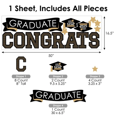 Big Dot Of Happiness Law School Graduation Party Photo Backdrop - Wall Decals 7 Big Dot Of Happiness Law School Graduation Party Photo Backdrop - Wall Decals - Image 5