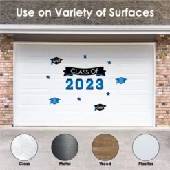 Big Dot Of Happiness Blue Class Of 2023 Graduation Party Wall Decals Set Of 20 -Home Shop GUEST c14943c6 8009 4d08 a1ed 69c1a33e8fdb