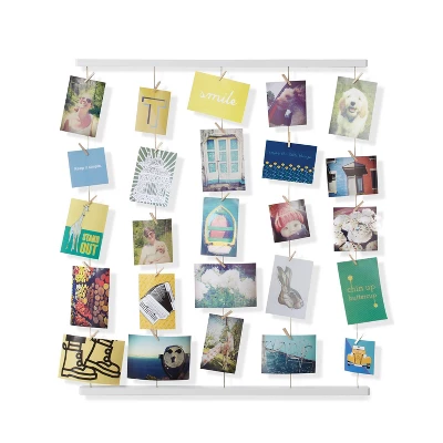 26" X 30" Hang It Photo Display Frame White - Umbra 3 26" X 30" Hang It Photo Display Frame White - Umbra