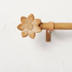 Flower Faux Wood Curtain Rod Natural Wood - Opalhouse™ Designed With Jungalow™ 9 Flower Faux Wood Curtain Rod Natural Wood - Opalhouse™ Designed With Jungalow™ -Home Shop GUEST c5b5a613 8f9b 4e84 9eff 5ca6e3369a7b
