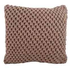 20"x20" Oversize Knitted Design Square Throw Pillow - Saro Lifestyle -Home Shop GUEST c5d3763e 51aa 4663 9a82 cec69e831a38