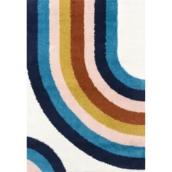 NuLOOM Ela Half Rainbow Shag Area Rug -Home Shop GUEST c5f90f60 f493 442a 9ea8 41ebb6635d2a