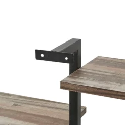 4-Tier Sienna Vertical Wall Shelf Unit Black/Rustic - Danya B. 12 4-Tier Sienna Vertical Wall Shelf Unit Black/Rustic - Danya B. -Home Shop GUEST c630a634 c15c 4faf 9c70 c9ce3735d9a6