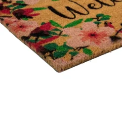 Northlight Natural Coir Blossoming Floral Outdoor Rectangular "Welcome" Doormat 18" X 30" 9 Northlight Natural Coir Blossoming Floral Outdoor Rectangular "Welcome" Doormat 18" X 30" -Home Shop GUEST c641e78f 88f0 4bdc 804c 89cb0f0ff359
