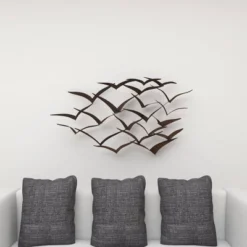 Metal Bird Flying Flock Wall Decor - Olivia & May -Home Shop GUEST c67402d1 85b9 4573 9355 d45e0985c5b0