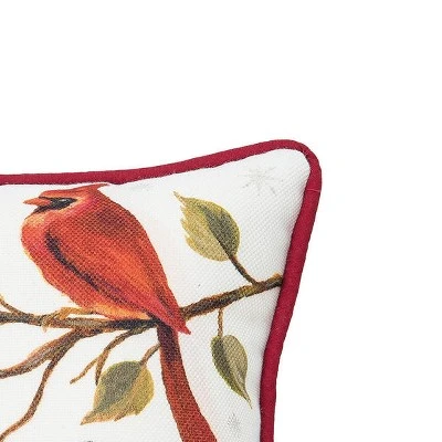 C&F Home 8" X 8" Be Jolly Cardinal Petite Printed Christmas Throw Pillow 4 C&F Home 8" X 8" Be Jolly Cardinal Petite Printed Christmas Throw Pillow - Image 2