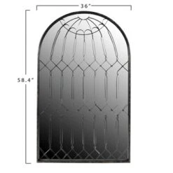 Arched Mirror With Iron Cage Design Wall Mirror - Storied Home -Home Shop GUEST c8b3a02f 5539 4204 b080 84beff6ffb0e