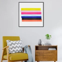 30" X 30" Linear Illusions III By Christine Essue Framed Canvas Wall Art Print - Amanti Art -Home Shop GUEST c9e31e7d 7ac1 4577 af16 a26b737d87eb