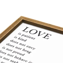 Farmlyn Creek Christian Religious Scripture Wall Art Decor, 1 Corinthians 13 4-7, Rustic Style Home Decorations, 11.75 X 15 In -Home Shop GUEST cce7ea7d 1964 434d 9e04 a22cb2454ce8