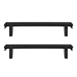 24" Set Of 2 Floating Wall Decor Display Ledge Shelves Black - Danya B. -Home Shop GUEST ceacd826 e8f8 4e69 a239 1639767394e3