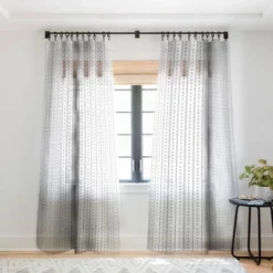 Holli Zollinger FRENCH LINEN STRIPE Single Panel Sheer Window Curtain - Deny Designs -Home Shop GUEST cf91fde2 ab02 4c24 8b60 d943a560cd08