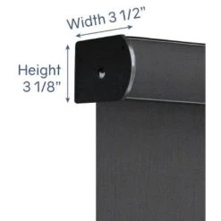 Linen Avenue Cordless Cassette 5% Solar Roller Shade,Black, Charcoal, And White 10 Linen Avenue Cordless Cassette 5% Solar Roller Shade,Black, Charcoal, And White -Home Shop GUEST d19b2426 f252 4b64 8b0c b362eb8b7579