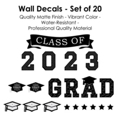 Big Dot Of Happiness Class Of 2023 Graduation Cheers Party Wall Decals Set Of 20 -Home Shop GUEST d288de0e 4a6a 4ebe 901a 021a45b8d310