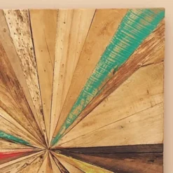 Teak Wood Starburst Handmade Radial Wall Decor Brown - Olivia & May -Home Shop GUEST d3c6b1b1 771d 4040 89bf 05c5e6bfdee3