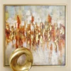 Canvas Abstract Framed Wall Art With Gold Frame Gold - Olivia & May -Home Shop GUEST d4edf16b 78f1 41ec be29 24f43f2b4e35