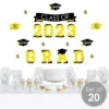 Big Dot Of Happiness Yellow Class Of 2023 Graduation Party Wall Decals Set Of 20 -Home Shop GUEST d593e2b1 cb55 4e40 9f01 7ecfaddd9359