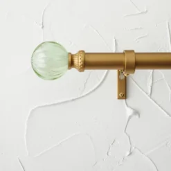 Faux Jade Ball Curtain Rod Brass - Opalhouse™ Designed With Jungalow™ 7 Faux Jade Ball Curtain Rod Brass - Opalhouse™ Designed With Jungalow™ -Home Shop GUEST d7507ef0 fa5a 4b13 920f 0c72746f2e61