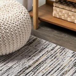 JONATHAN Y Loom Modern Strie' Solid & Striped Indoor Area Rug 15 JONATHAN Y Loom Modern Strie' Solid & Striped Indoor Area Rug -Home Shop GUEST d75c0471 624f 40ba a279 8912431e3dff