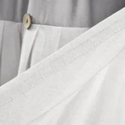 18"x52" Farmhouse Linen Button Window Valance - Lush Décor -Home Shop GUEST d76a3fe5 d420 4f09 bbd9 a007c08f3afa