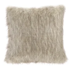 20"x20" Adelaide Faux Fur Square Throw Pillow - Madison Park -Home Shop GUEST d8161225 553f 4e38 9056 01e97ef9fff1