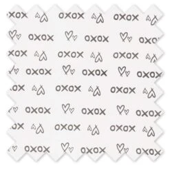 Bacati - Love Grey Kisses N Hugs Cotton Printed Single Window Curtain Panel -Home Shop GUEST d90ca876 6214 41ea 9059 f6e58e4a1011