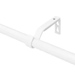 Decorative Drapery Curtain Rod With Acrylic Ball Finials White - Lumi Home Furnishings -Home Shop GUEST da3f3942 9b6b 4607 abf8 d92a485e8c78