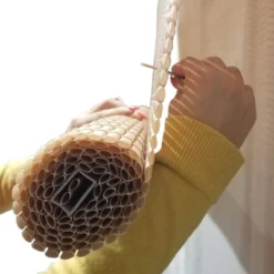 72" X 72" Outdoor Oval Vinyl Cord-Free PVC Rollup Blinds Woodgrain - Radiance -Home Shop GUEST da67cab9 30e1 461b 8be6 b87980241f2b