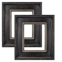 Creative Mark Museum Collection Black & Silver Plein Aire Frames - Museum Quality Plein Aire Frames For Photos, Artwork, Paintings, & More! - 2 Pack -Home Shop GUEST dc63f813 342c 44e5 8dfc d738797bdc41