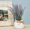 Juvale Artificial Lavender Flowers In Ceramic Vase For Bathroom Decor (9 X 3.3 In) -Home Shop GUEST dd6c34d0 bf43 4c96 abd4 fa837df74689