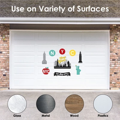 Big Dot Of Happiness NYC Cityscape - Peel And Stick New York Skyline Vinyl Wall Art Stickers - Wall Decals - Set Of 20 4 Big Dot Of Happiness NYC Cityscape - Peel And Stick New York Skyline Vinyl Wall Art Stickers - Wall Decals - Set Of 20 - Image 3