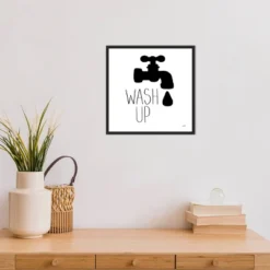 16" X 16" Bathroom Etiquette V By Leah York Framed Canvas Wall Art - Amanti Art 8 16" X 16" Bathroom Etiquette V By Leah York Framed Canvas Wall Art - Amanti Art -Home Shop GUEST df7be431 0d2c 4100 857a 985d4437bd86