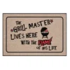 Collections Etc The Grill Master Lives Here With His Flame Doormat 1'6"x2'3" Food -Home Shop GUEST e04be7b1 8229 452f 8097 d4b7db4edad9