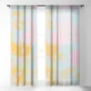 SunshineCanteen Gentle Flowers Single Panel Sheer Window Curtain - Deny Designs -Home Shop GUEST e15e8a01 2b38 4cb9 80d9 537f982c7800