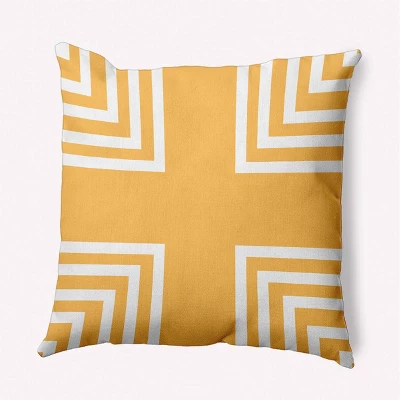 16"x16" Corner Striped Square Throw Pillow - E By Design 9 16"x16" Corner Striped Square Throw Pillow - E By Design - Image 7