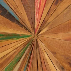 Teak Wood Starburst Handmade Radial Wall Decor Brown - Olivia & May -Home Shop GUEST e3d26c97 9050 49df 8149 3e497652495e